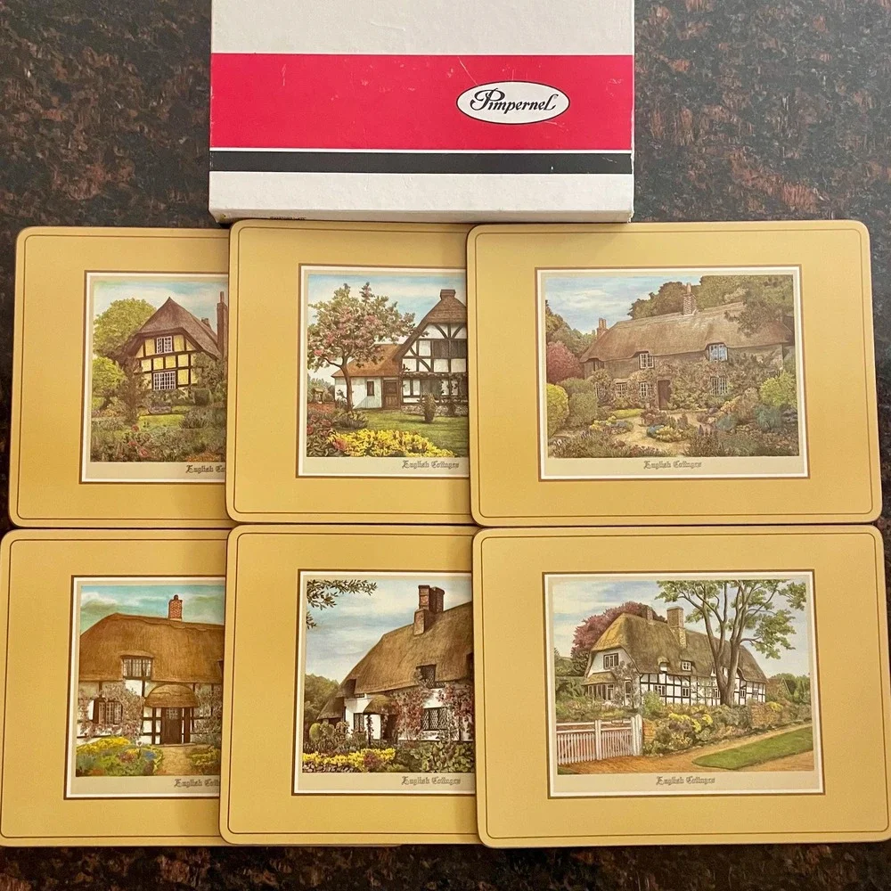 Pimpernel English Cottages Set of 6 Placemats